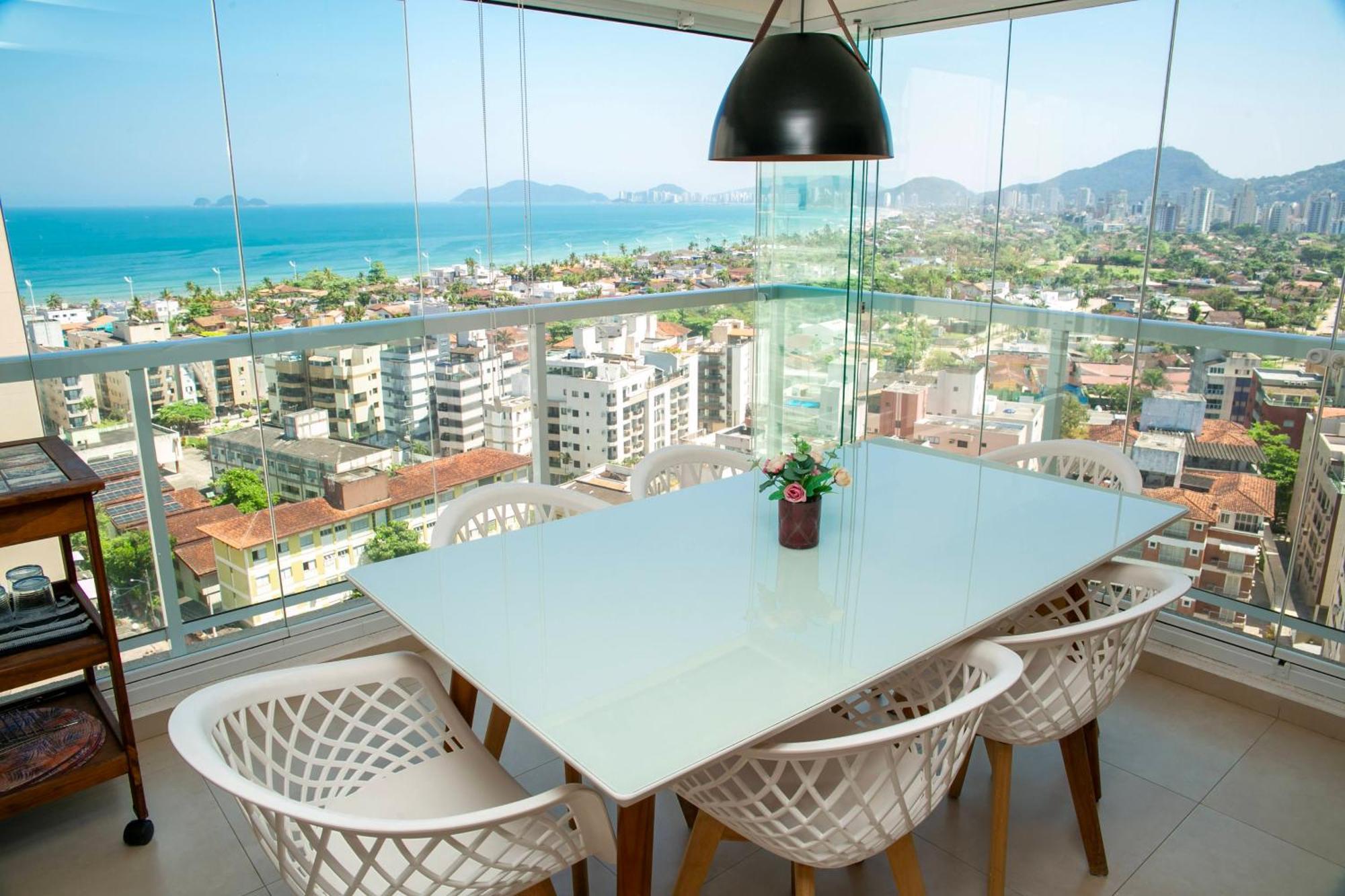Apartamento Sol Dourado Vista Mar Guaruja Enseada 外观 照片