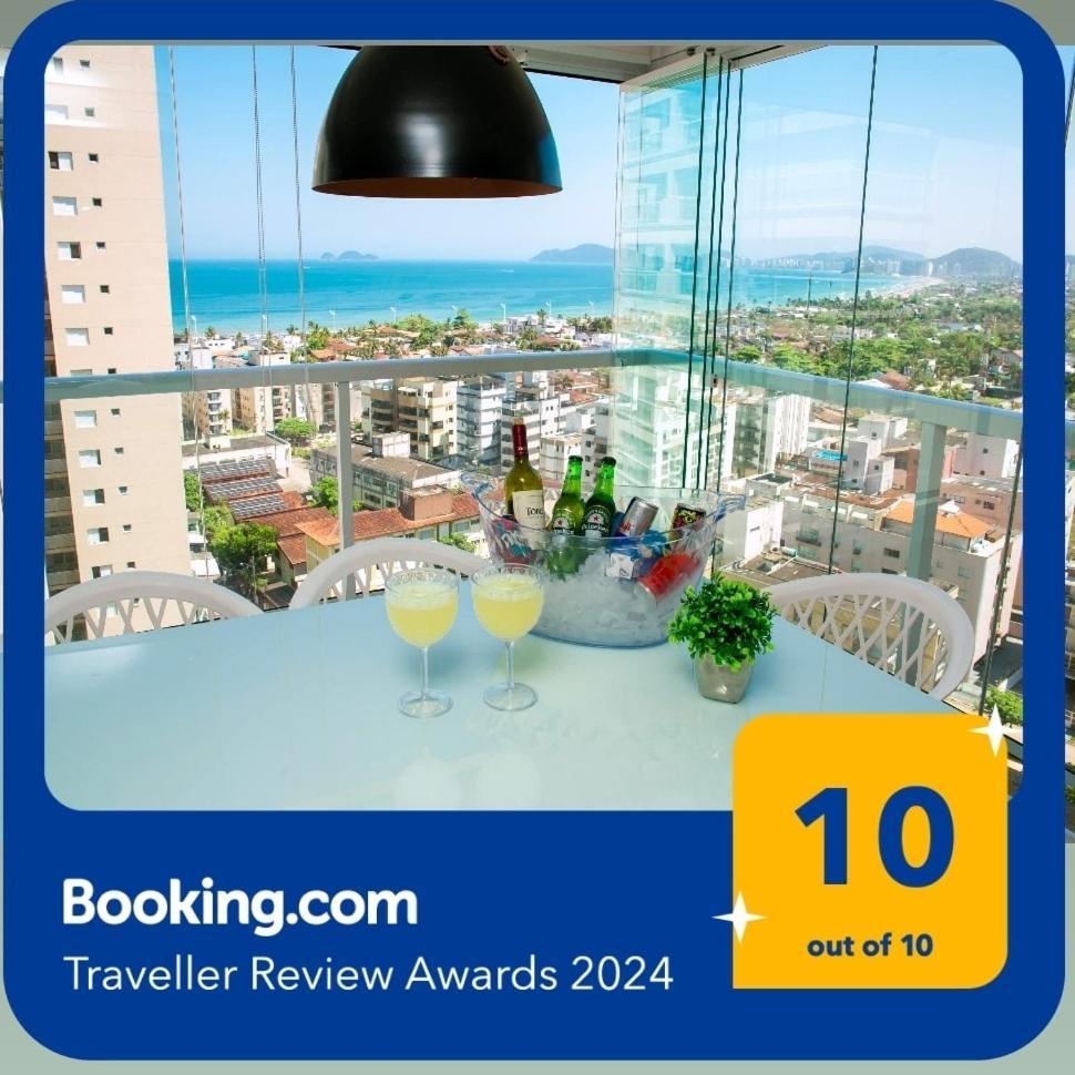 Apartamento Sol Dourado Vista Mar Guaruja Enseada 外观 照片